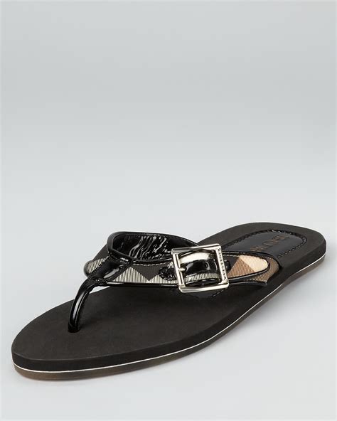 burberry lace up sandals|Burberry women's thongs flip flops.